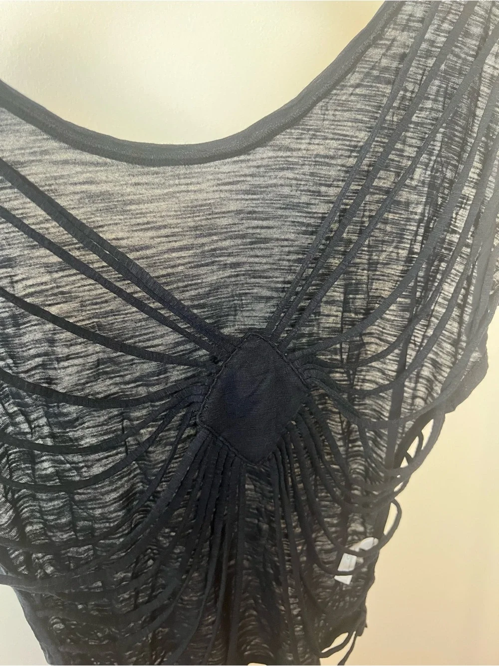 Blue Life Open Back Tee - Picture 3 of 4